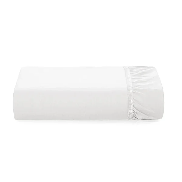 Lençol com Elástico Tom 200 Fios Solteiro King - Branco - Karsten