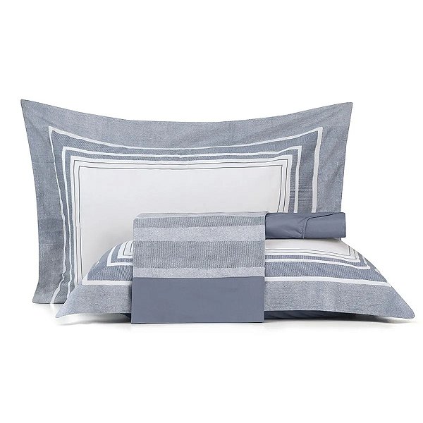 Jogo de Cama Cetim Sublime 300 Fios - Queen - Pauta - Altenburg
