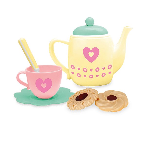 Doce Cozinha Plus Chá com Biscoitos Playmi - 13 Peças - Cardoso