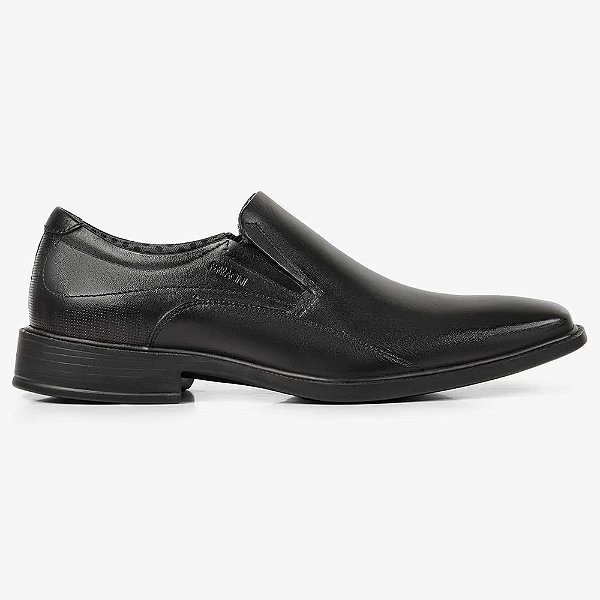 Sapato Social Masculino em Couro Paris - Preto - Ferracini