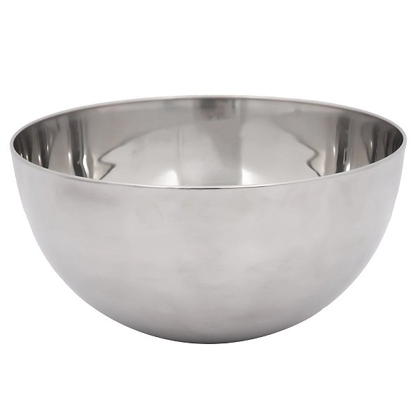Bowl de Inox Prata Escovado 3,5L - Mimo Style