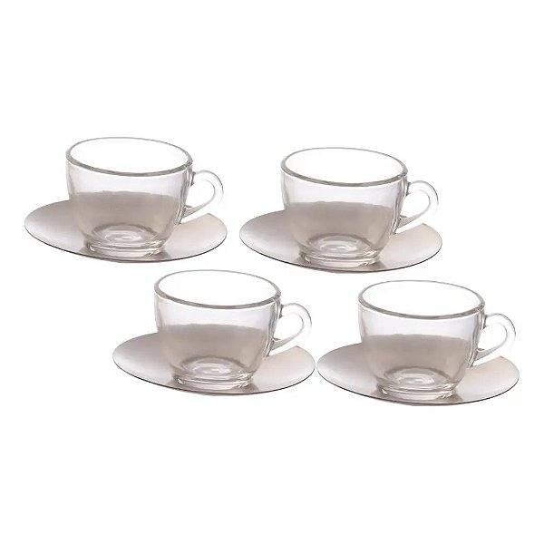Jogo de Xícaras de Café Tiffany - 8 Peças - Hauskraft Premium
