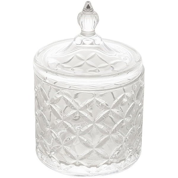Potiche de Cristal Matelassê 16cm - Lyor