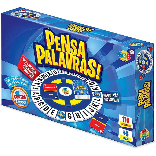 Jogo Pensa Palavras! - GGB Brinquedos