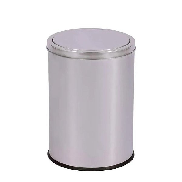 Lixeira Inox Basculante - 12 Litros - Mor