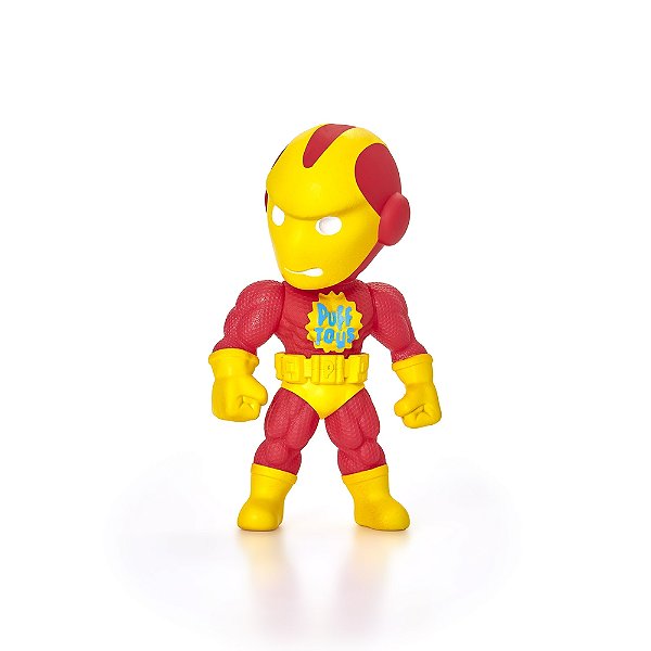 Boneco Articulado em Vinil - Hero Steel Man - Puff Toys