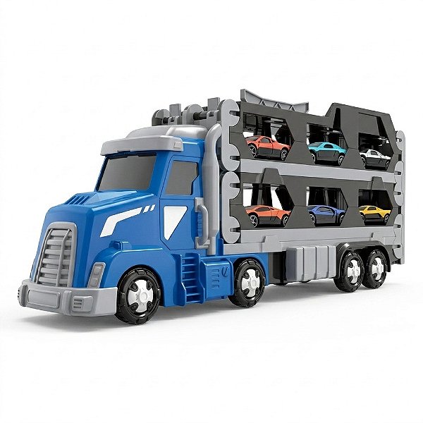 Caminhão Cegonha 2 em 1 Folding Track Truck Deformation - Ap Toys