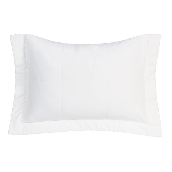 Porta Travesseiro Toque Acetinado Soufflé - Branco - Altenburg