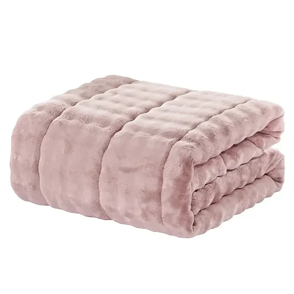 Coberdrom Plush Confort - Casal - Misty Rosé - Kalux