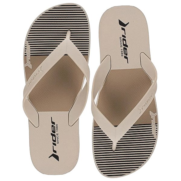 Chinelo Masculino Core Graphic - Bege - Rider
