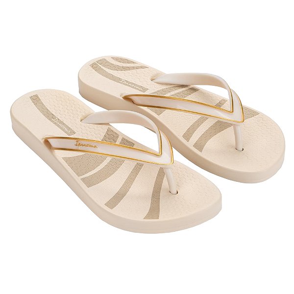Chinelo Feminino Anatômica - Bege - Ipanema