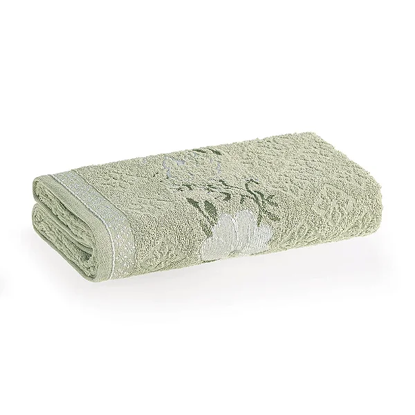 Toalha de Banho Yuna - Matcha/Branco 3444262 - Karsten