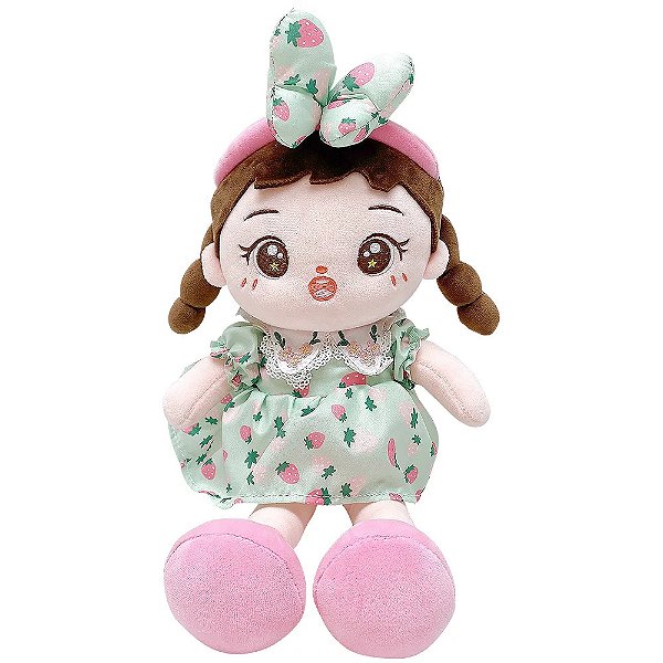 Boneca de Pélúcia Belinda Verde 40cm - CAA Toys