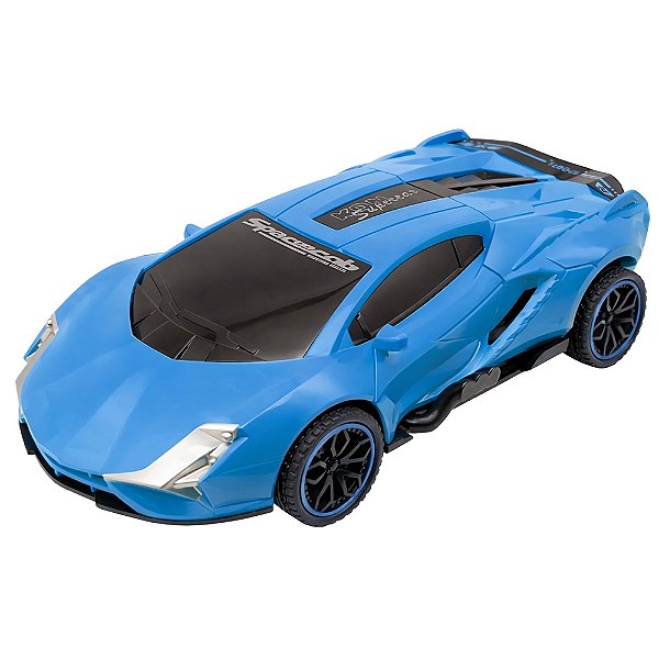 Carro Fricção Drift Car Azul  - DM Toys