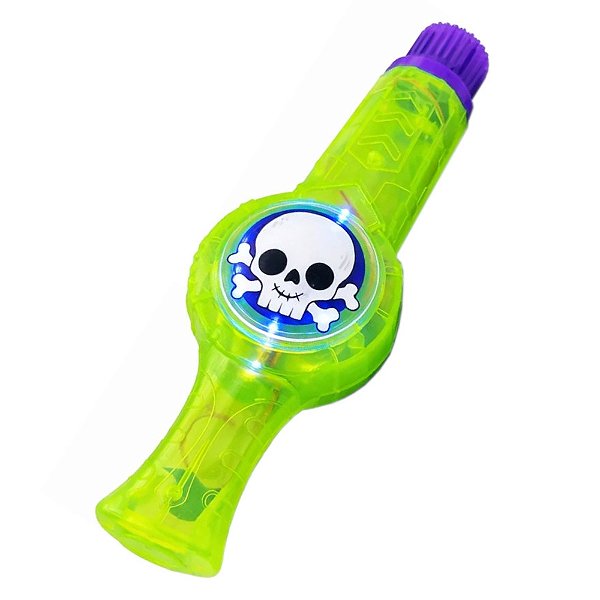 Maquina de Bolhas de Fumaça Pop Bubble Fantasma Luz e Som - Fenix