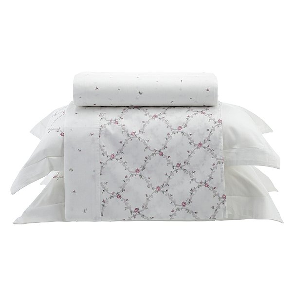 Jogo de Cama Satinée Acetinado 300 Fios Queen - Laudine - Kacyumara