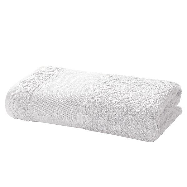 Toalha de Banho para Bordar Sofia - Branco - Döhler