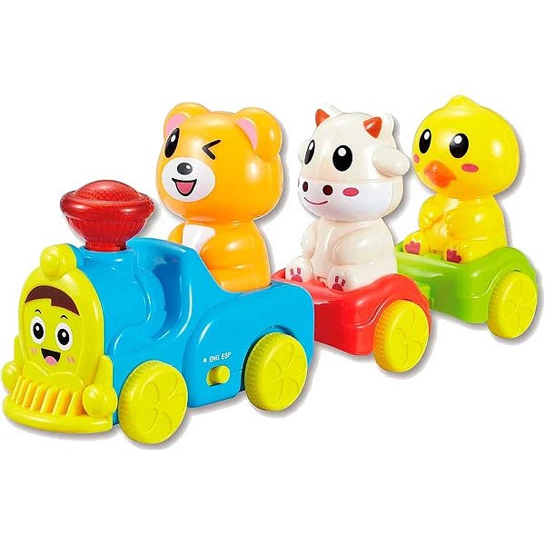 Trenzinho Didatico Bilíngue Português e Inglês - Zoop Toys