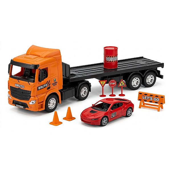 Caminhão Bruto Truck Pit Stop - Samba Toys