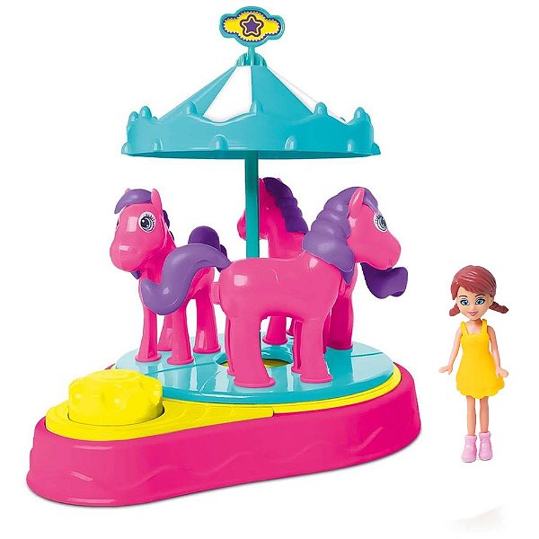 Carrossel Judy Parque de Diversões - Samba Toys