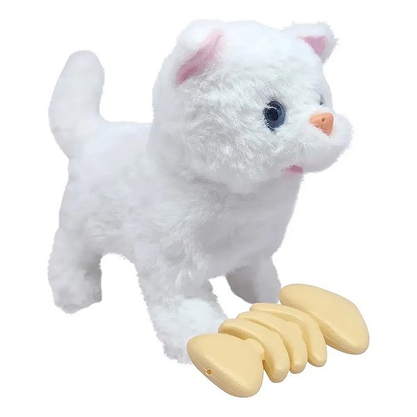 Gatinho de Pelúcia Eletrônico Amigo Pet - Tati - CAA Toys