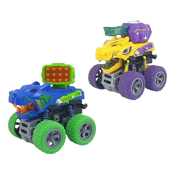 Kit 2 Carrinhos Mecha Cars 360° - Ap Toys