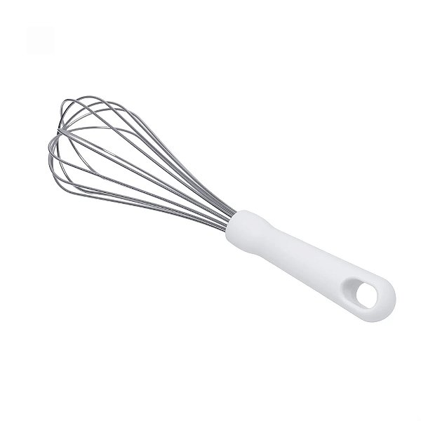 Batedor Manual Fouet Inox Profissional - 30cm - Wolff