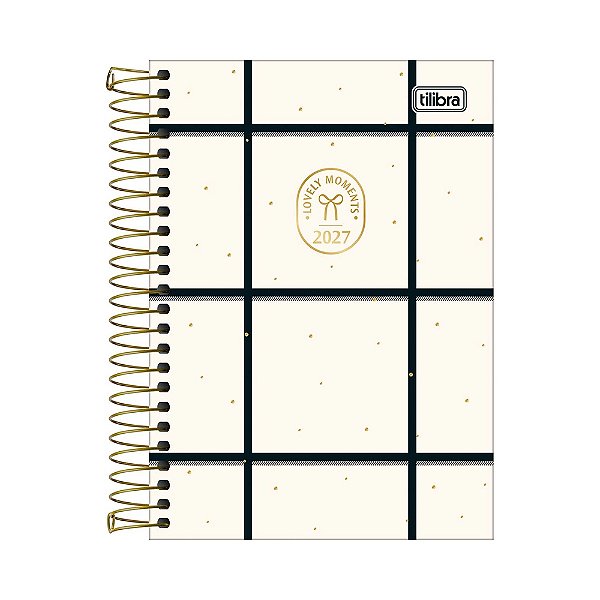 Agenda Espiral Diária West Village 2027 - Grid - Tilibra