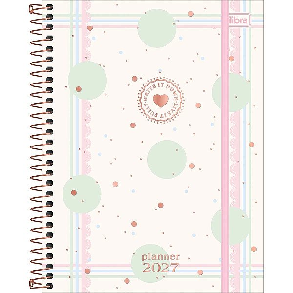 Agenda Planner Espiral Soho 2027 - Big Poá - Tilibra