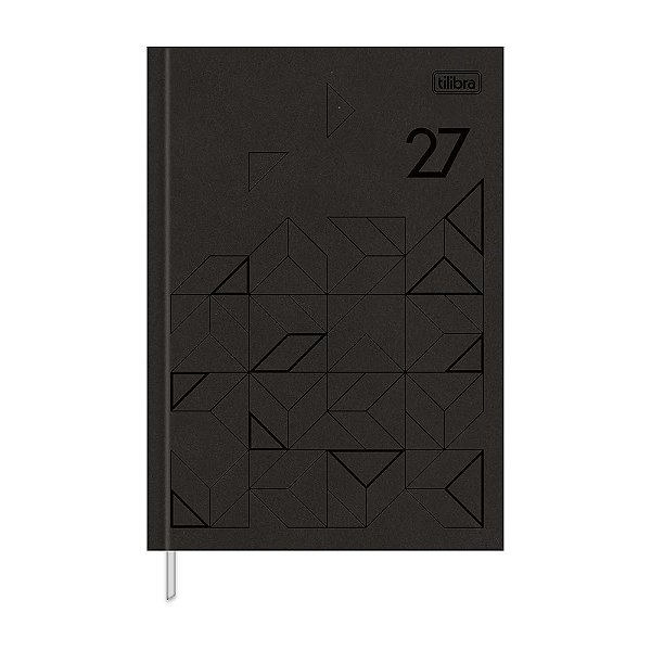 Agenda Executiva Costurada Prátika 2027 - Preto - Tilibra