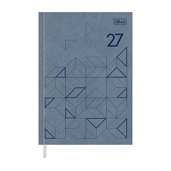 Agenda Executiva Costurada Prátika 2027 - Cinza - Tilibra