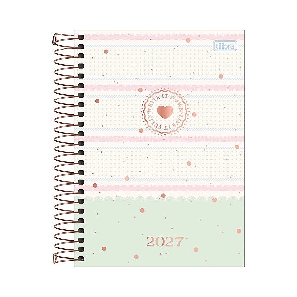 Agenda Diária Espiral Soho 2027 - Mini Poá - Tilibra