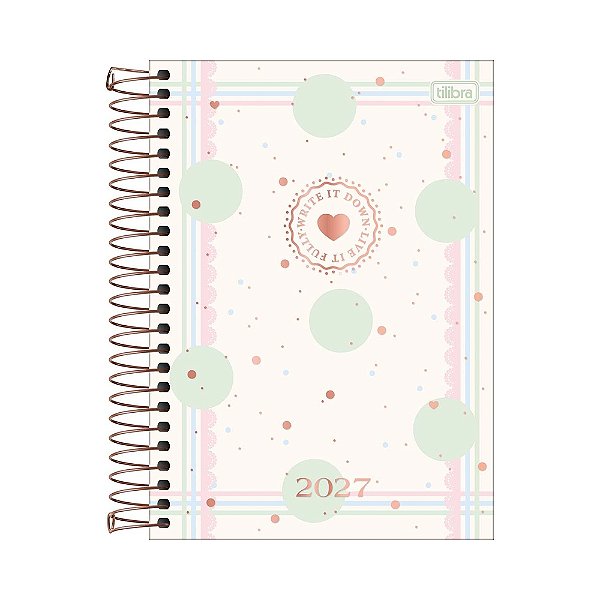 Agenda Diária Espiral Soho 2027 - Big Poá - Tilibra