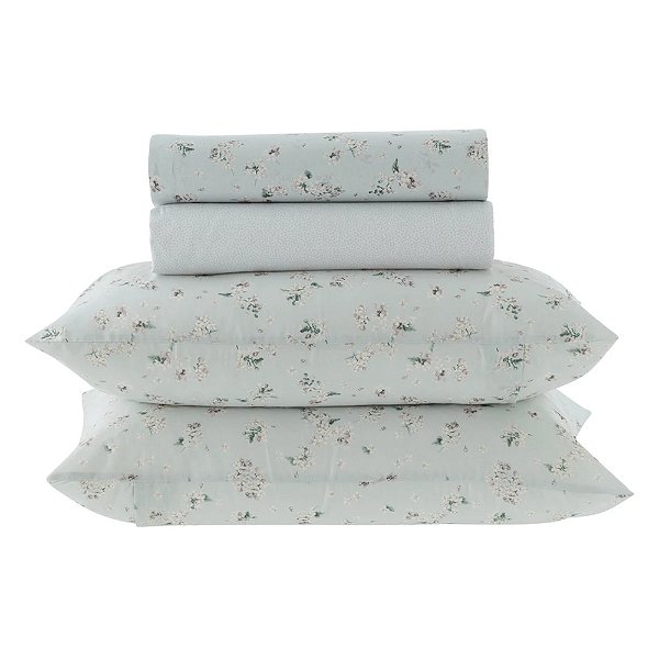 Jogo de Cama New Innovi 180 Fios Solteiro - Delicatta - Kacyumara