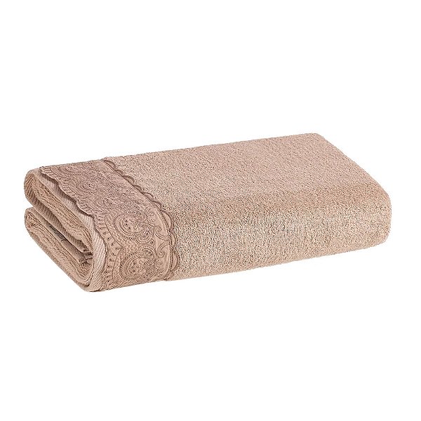 Toalha de Rosto Alice - Bege Rosê 3477489 - Karsten