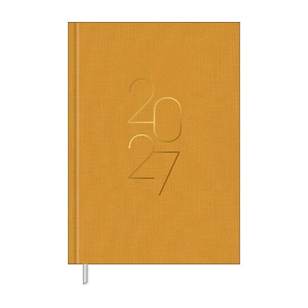 Agenda Planner Costurada Lume 2027 - Amarelo - Tilibra