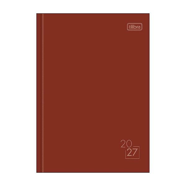 Agenda Costurada Diária Spice 2027 - Vermelho - Tilibra