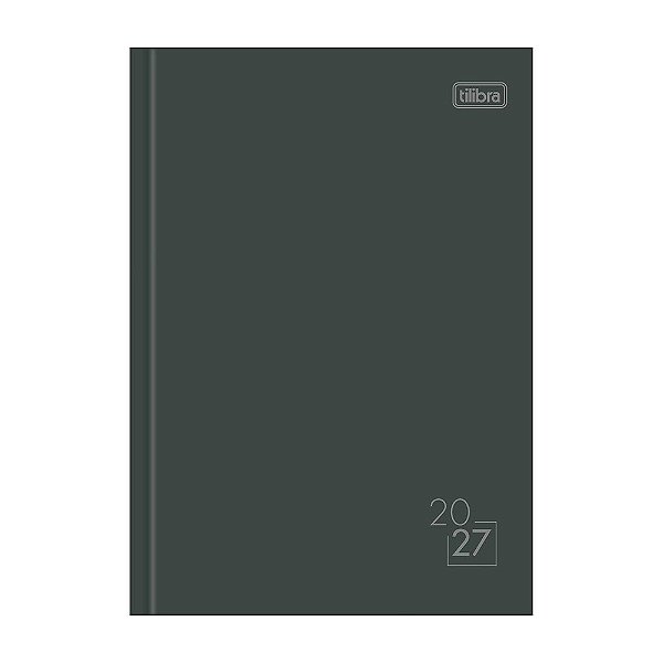 Agenda Costurada Diária Spice 2027 - Cinza - Tilibra