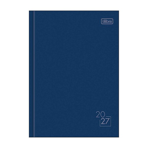 Agenda Costurada Diária Spice 2027 - Azul - Tilibra
