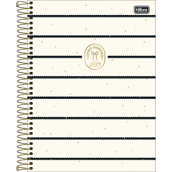Agenda Espiral Diária West Village 2027 Grande - Faixas - Tilibra
