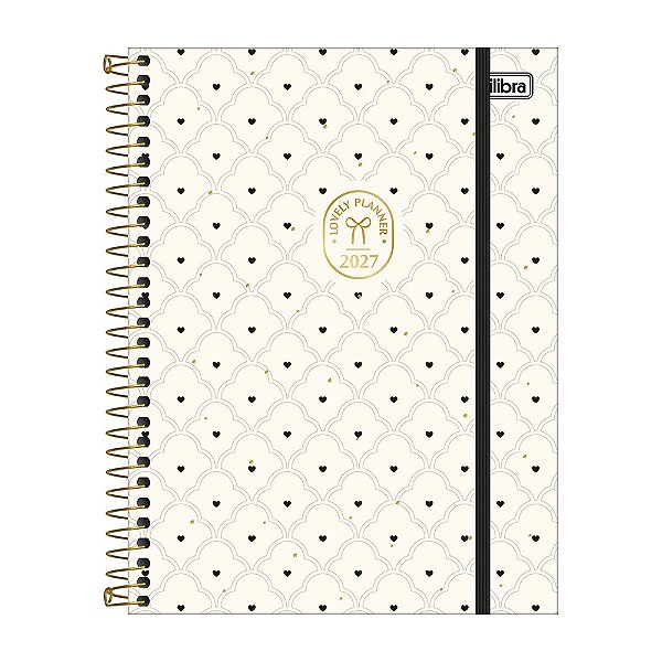Planner Espiral West Village 2027 - Mini Hearts - Tilibra
