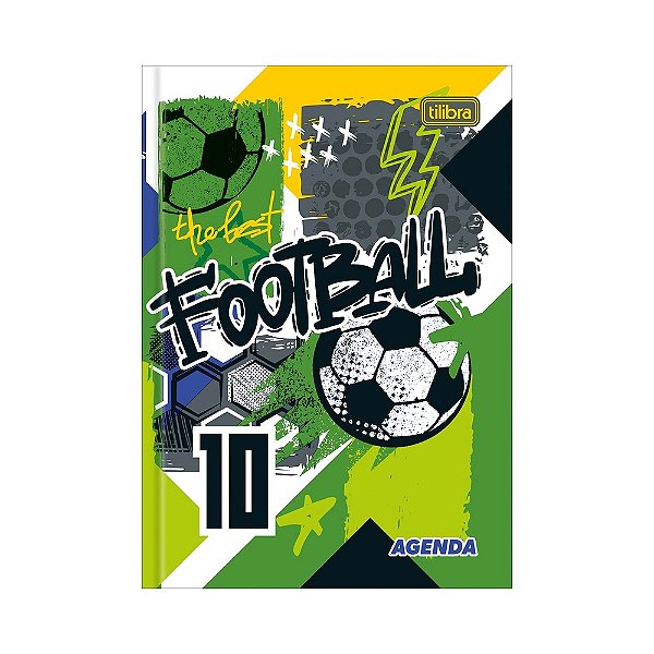 Agenda Costurada Permanente D+ - Football - Tilibra