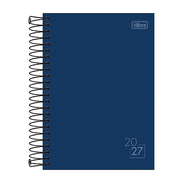 Agenda Espiral Diária Spice 2027 - Azul - Tilibra