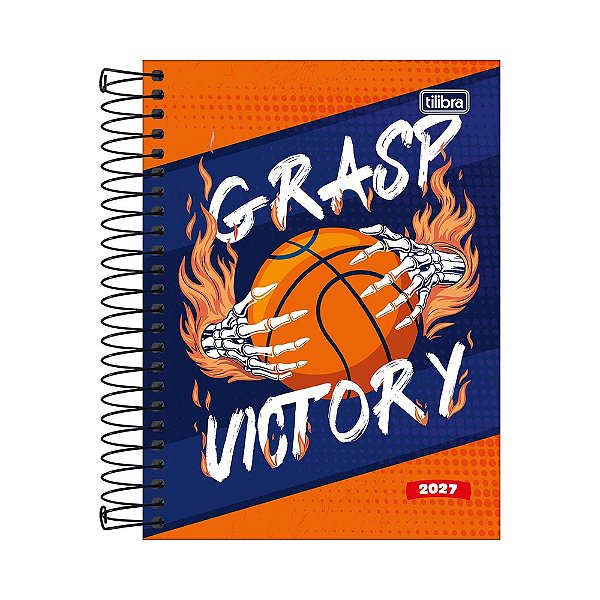 Agenda Diária Pepper Masculina 2027 - Basket - Tilibra