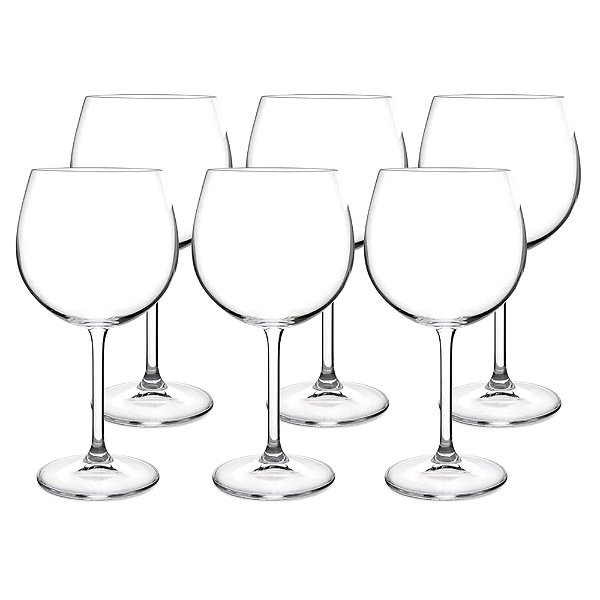 Jogo de Taças para Gin - 570ml - 6 Peças - Crystalite Bohemia