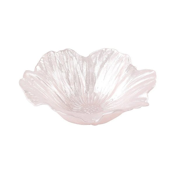 Centro de Mesa Flor 15cm - Rosa Perolado - Full Fit