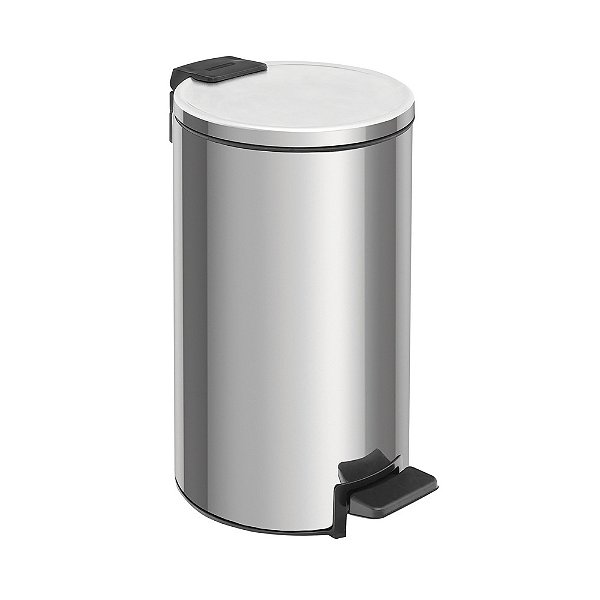 Lixeira com Pedal Loop em Aço Inox - 5L - Tramontina