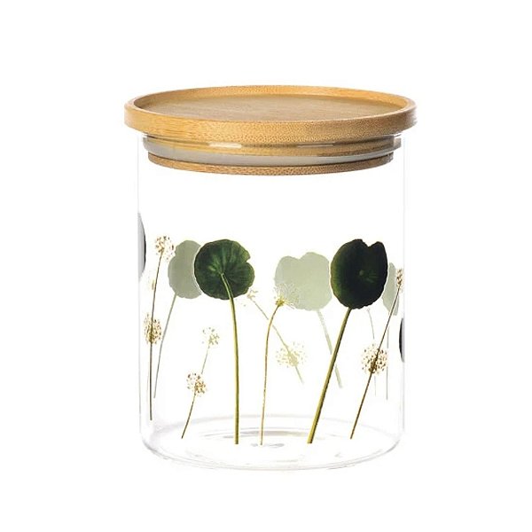 Porta Mantimento Vidro Borossilicato Natureza Viva - 800ml - Full Fit