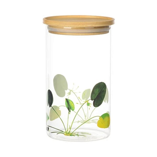 Porta Mantimento Vidro Borossilicato Natureza Viva - 1L - Full Fit