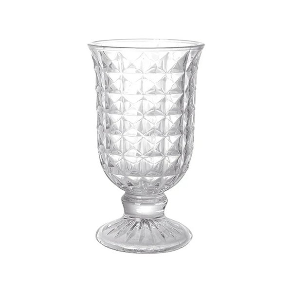 Vaso Triaré Floreiro em Cristal - 18cm - L'Hermitage